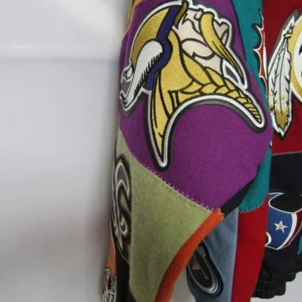 Men's Jeff Hamilton NFL Wool/Leather Varisty Jacket Size XL - Picture 10 of 14